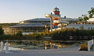 365 Tage Badespaß im Bade-, Sauna-, Wellness-Paradies “Inselparadies“ - nur 1 km von der Parkresidenz entfernt