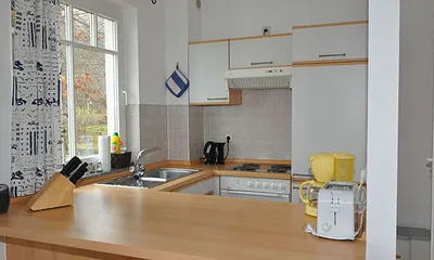 Küchenzeile komplett eingerichtet