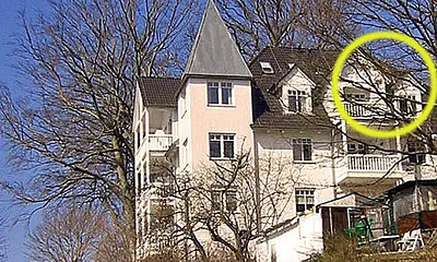 Lage der Ferienwohnung 20 in der Parkresidenz Concordia