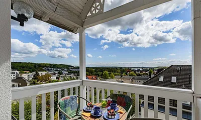 Balkon der Ferienwohnung 