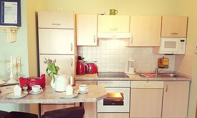 voll ausgestattete Küche