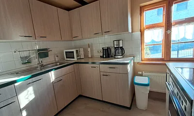 Blick in die Küche
