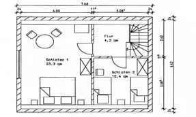 Grundriss Dachgeschoss