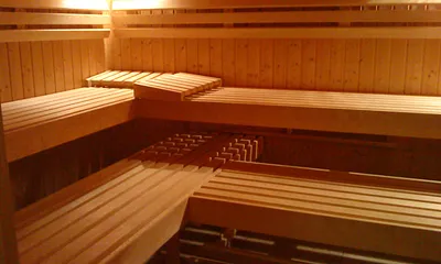 Sauna im Wellnessbereich (Untergeschoss)