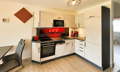 Küche mit allem, was "Mann & Frau" zum Kochen so braucht