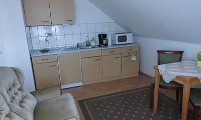 Wohnraum mit Küchenzeile