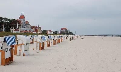 Strand in der Nähe der Villa Felice 2008