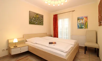 Schlafzimmer der Villa Felice