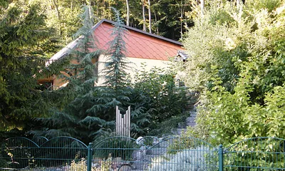 Ostseite des Ferienhauses