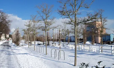 Promenade im Winter