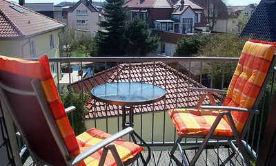 Balkon, mit schöner Aussicht