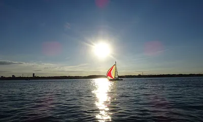 Sonnenuntergang über der Ostsee