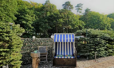 sonniges Plätzchen im Strandkorb