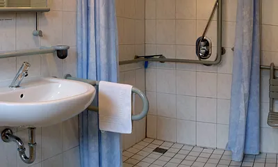 Wohnung 3.1, Erdgeschoss, barrierefreies Bad