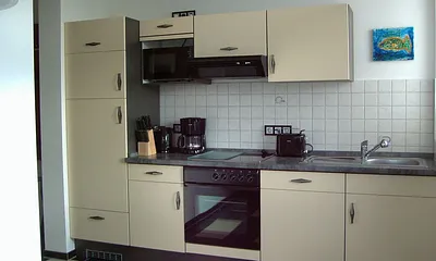 Küche mit Sitzecke , GS, Cerankochfeld, Mikrowelle, Backofen