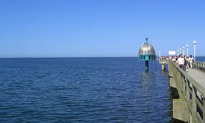 Seebrücke Zinnowitz mit Tauchgondel