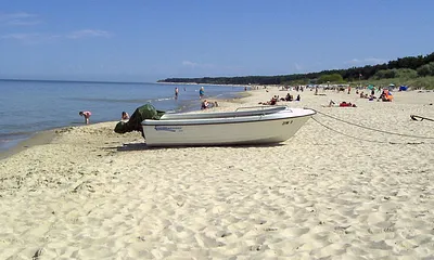 Strand von Zinnowitz  auf der Insel Usedom