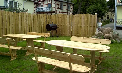 Garten mit Grillecke