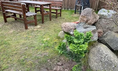 Garten mit Grillecke