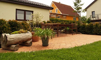 Sitzecke im Garten