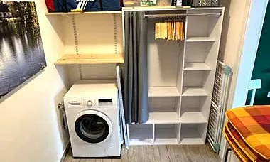 Abstellraum mit Waschmaschine