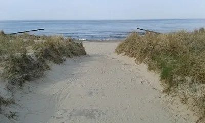 ein Strandzugang