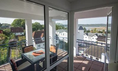 Blick von der Dachterrasse