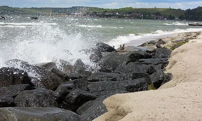 Blick von Thiessow nach Klein-Zicker