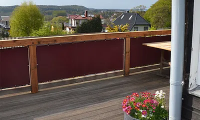 Viel Platz auf der Terrasse