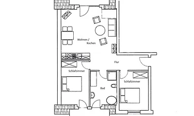 Grundriss " Seestern "