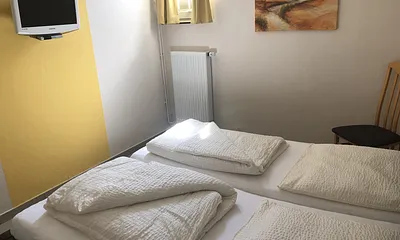 Ansicht Schlafzimmer mit TV