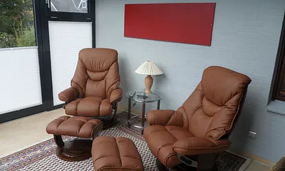 Sitzecke im Wintergartenbereich