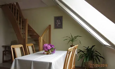 Essplatz im Wohnzimmer