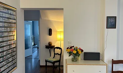 Übergang von der Wohnküche zur Diele