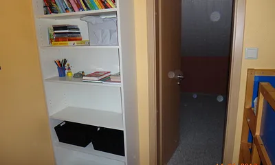 Lese-, Spiele- und Ablageecke im Kinderzimmer