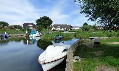 idyllischer Liegeplatz für Segler