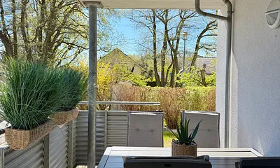 Blick auf die Terrasse