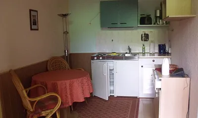 Wohnraum mit pantryküche