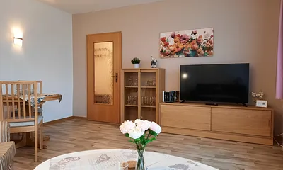 Wohnzimmer - Blick vom Sofa