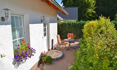 Eingang Ferienwohung mit einer Sitzecke