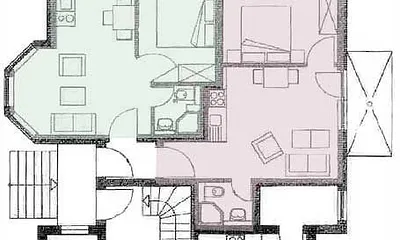 Grundriss der Ferienwohnung 