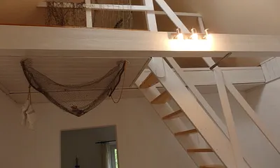 Aufgang zum Doppelbett