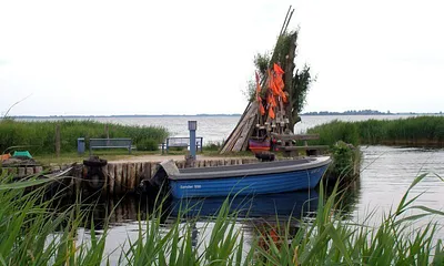 Zempins Hafen am Achterwasser