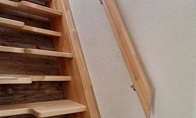 Raumspartreppe ins Obergeschoss