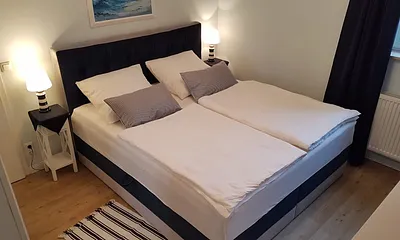 neues Boxspringbett mit 63 cm Liegehöhe