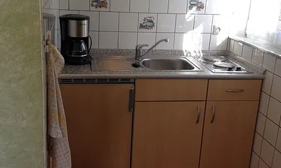 Küchenzeile im Wohnbereich