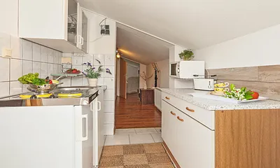 Gartenhaus der Villa See-Eck - Whg. Seepferdchen - Küchenzeile