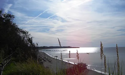 Ostsee mit Seebrücke