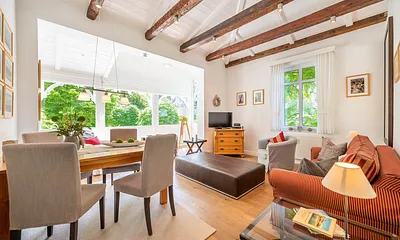 Blick zum Wintergarten