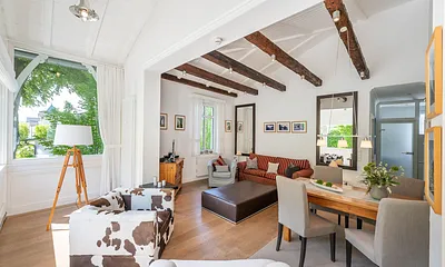 Blick zum Wohnbereich